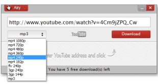 Airy YouTube downloader