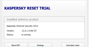 Kaspersky Reset Trial